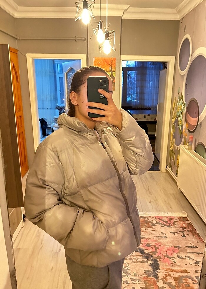 Milla şişme mont - Görsel 2