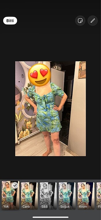 Balon kol yazlık elbise