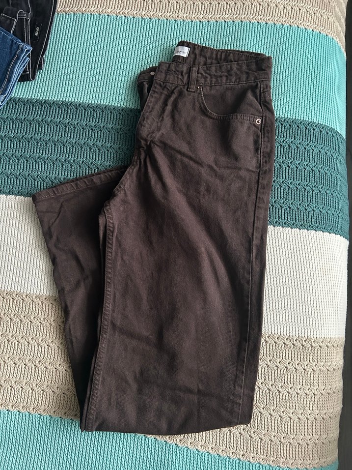 Kahverengi Kadın Kumaş Pantolon Regular Fit - Görsel 2