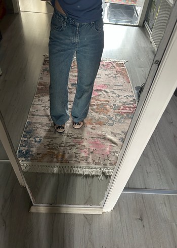 Bol Kesim Midi Boy Kot Pantolon - Görsel 3