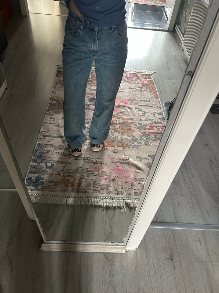 Bol Kesim Midi Boy Kot Pantolon - Görsel 3