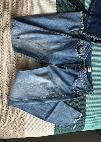 Kadın Mavi Denim Normal skinnyKot Pantolon - Görsel 4