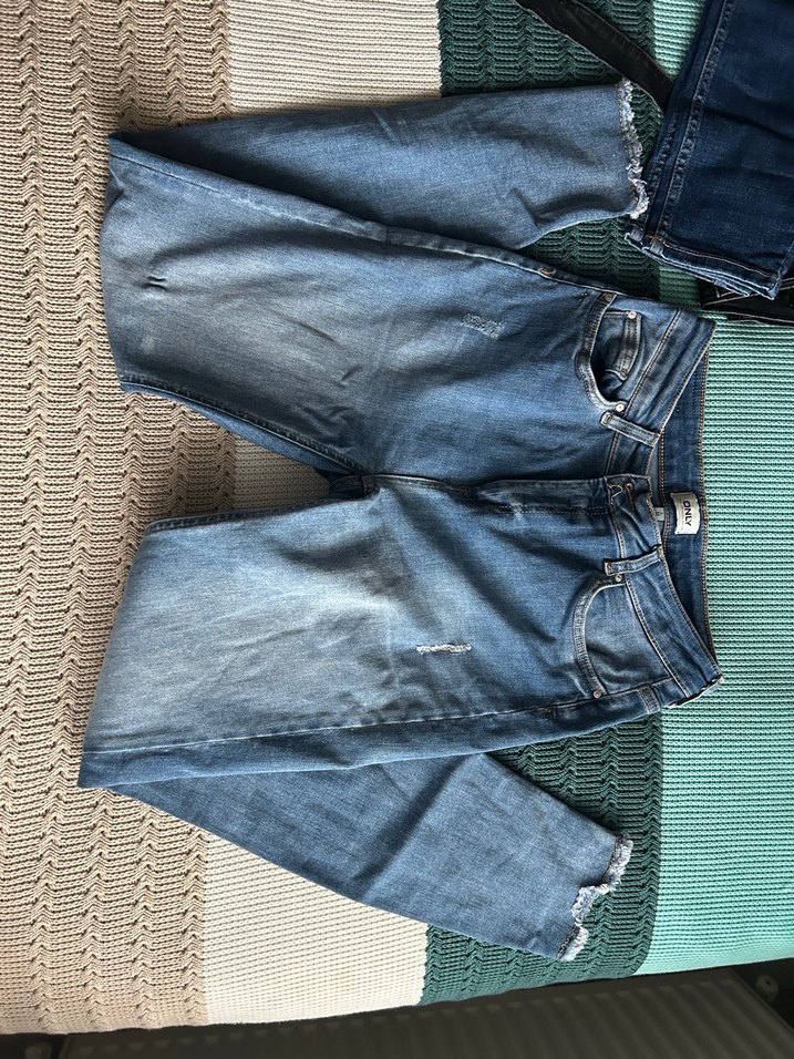 Kadın Mavi Denim Normal skinnyKot Pantolon - Görsel 4