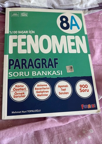Fenomen 8A Paragraf Soru Bankası - 900 Soru
