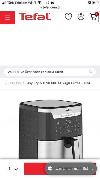 Tefal Easy Fry XXL air fry