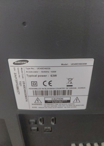 Samsung 3D led tv 40