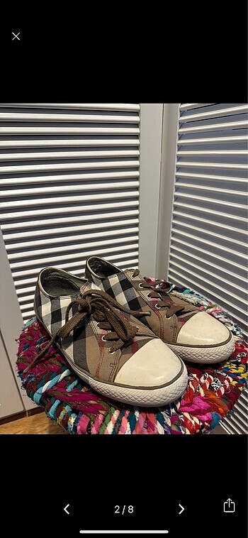 Burberry burberry keten ayakkabi
