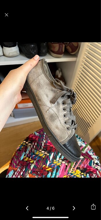 40 Beden gri Renk lanvin ayakkabi