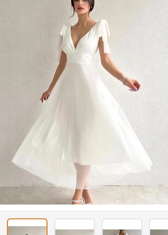 Nikah dış çekim elbisesi - Görsel 2