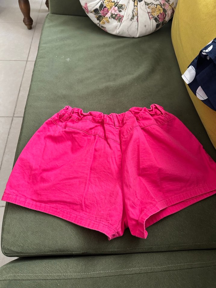 Pembe Mini Şort Rahat Kesim - Görsel 5