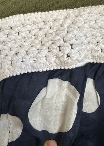 Kadın Puantiyeli Straplez Mini Tulum - Görsel 2