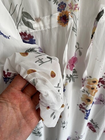 Beyaz yazlık elbise - Görsel 6