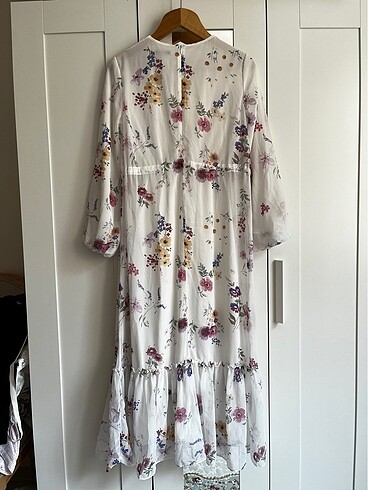 Beyaz yazlık elbise - Görsel 7