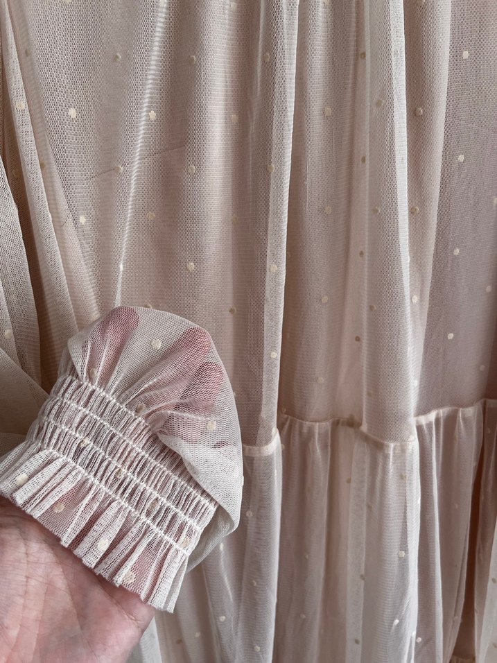 Bohem Tarz pembe Elbise - Görsel 2