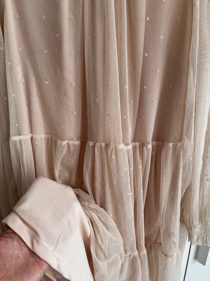 Bohem Tarz pembe Elbise - Görsel 4