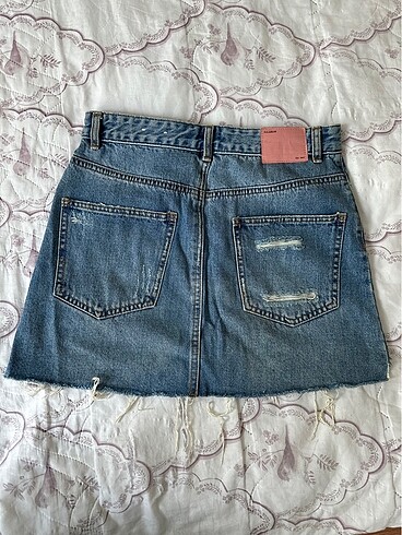 s Beden mavi Renk Pull and Bear mini etek