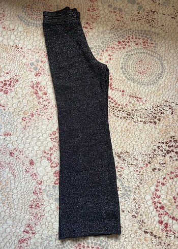 Gri Örgü Kadın Triko Pantolon - Görsel 3