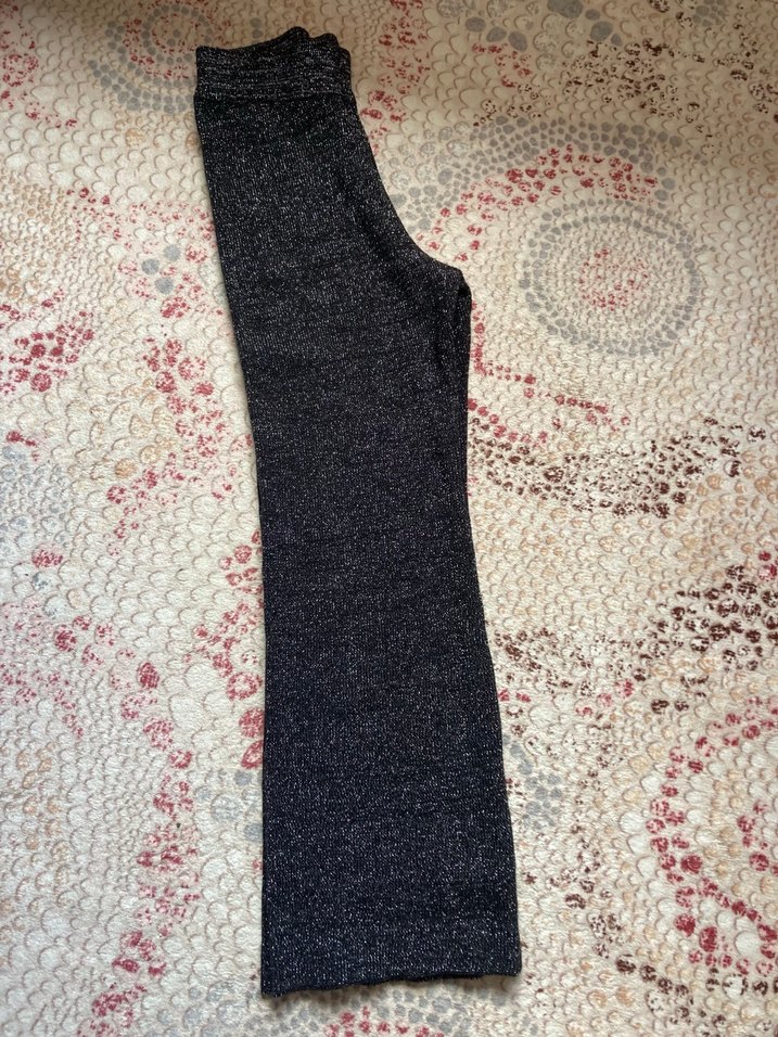 Gri Örgü Kadın Triko Pantolon - Görsel 3