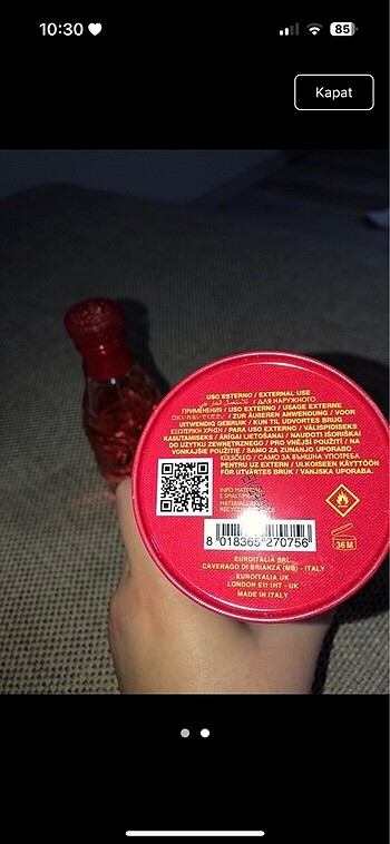  Beden Versace red parfüm orijinal