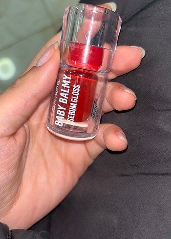 Parlak Kırmızı Baby Balmy Serum Lipgloss - Görsel 6