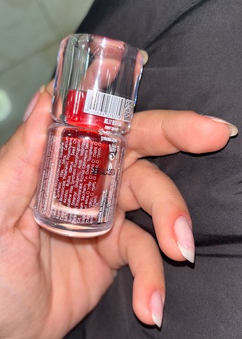 Parlak Kırmızı Baby Balmy Serum Lipgloss - Görsel 2