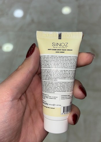 SiNOZ Leke Karşıtı Yüz Kremi 30 ml - Görsel 2