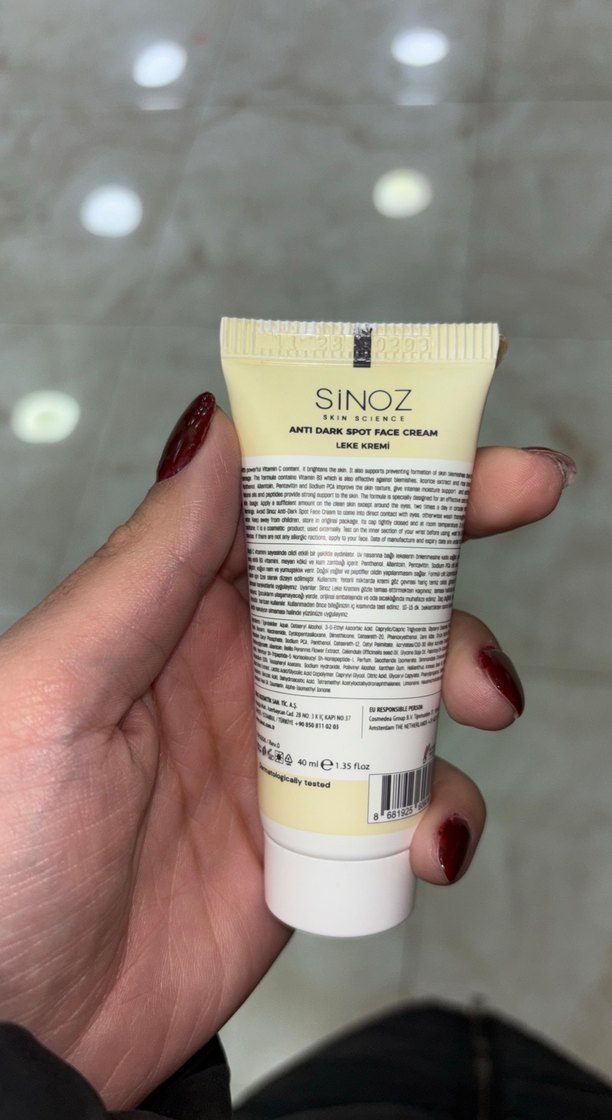 SiNOZ Leke Karşıtı Yüz Kremi 30 ml - Görsel 2