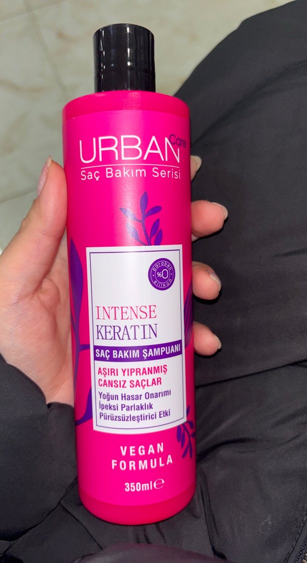 Urban Intense Keratin Saç Bakım Şampuanı 350ml - Görsel 5