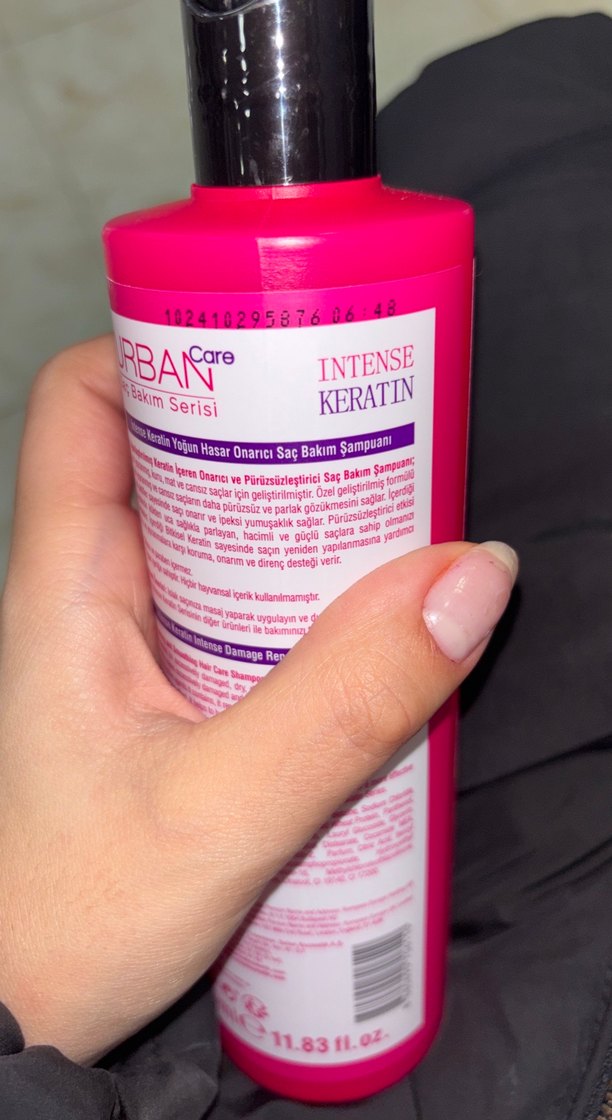 Urban Intense Keratin Saç Bakım Şampuanı 350ml - Görsel 4