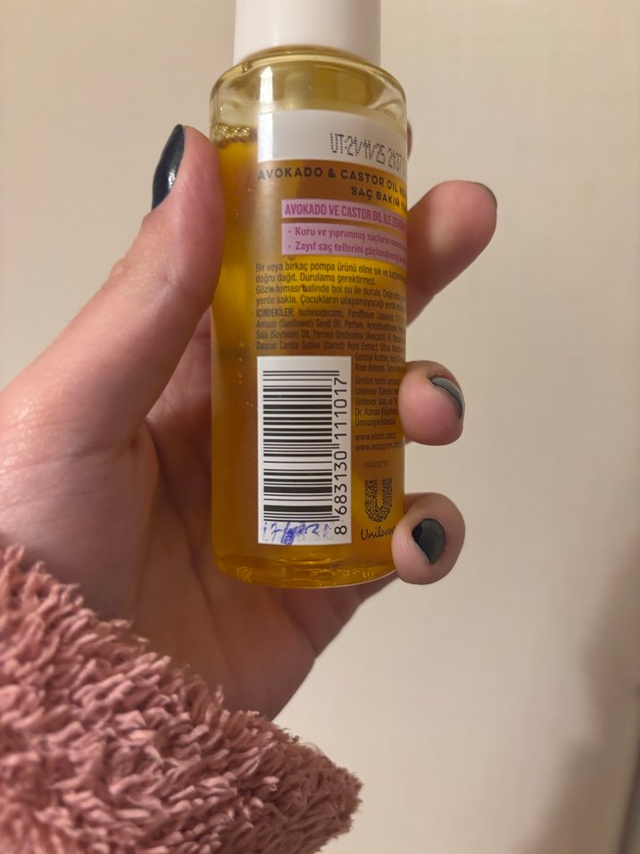 Elidor Argan ve Hint Yağı Saç Bakım Yağı - Görsel 4