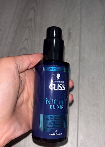 Schwarzkopf Gliss Night Elixir Saç Serumu - Görsel 3