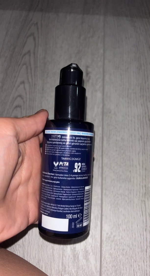 Schwarzkopf Gliss Night Elixir Saç Serumu - Görsel 2