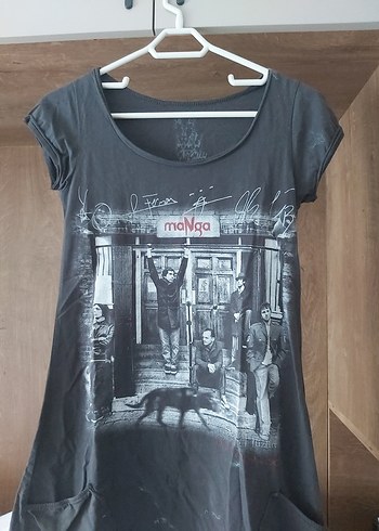 Diğer Gri Baskılı Pamuklu Tişört
