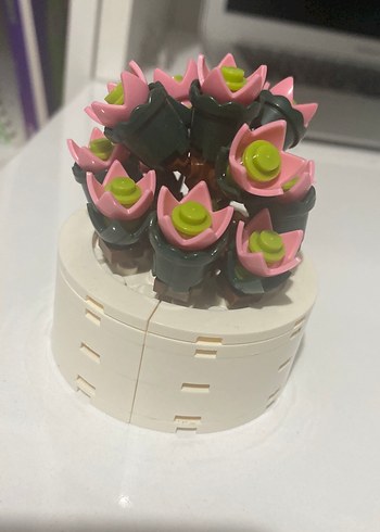 Pembe LEGO Çiçek Buketi Seti - Görsel 3