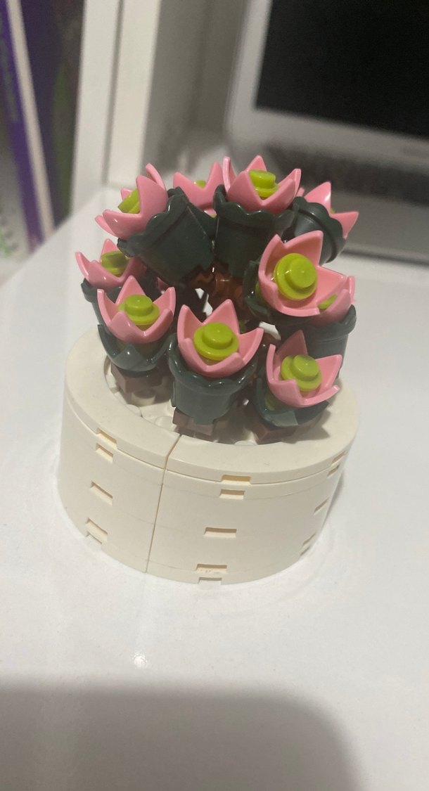 Pembe LEGO Çiçek Buketi Seti - Görsel 3