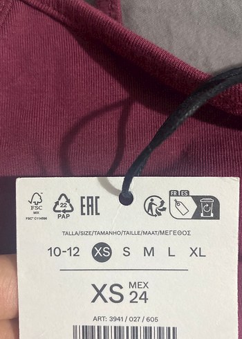 Bershka Bordo İnce Askılı Kadın Atlet - Görsel 2