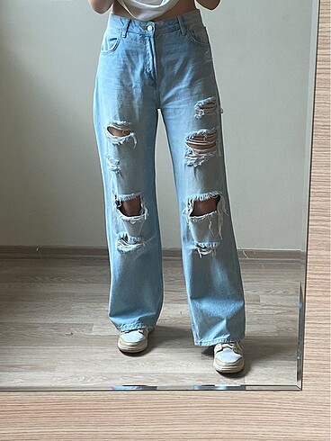 bershka 90s wide pantalon