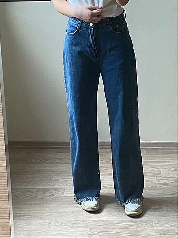 düz kesim kot pantalon