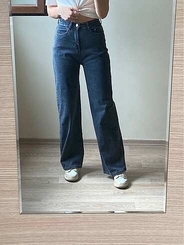 düz kesim kot pantalon