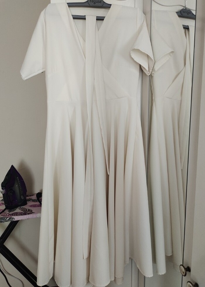 Beyaz  elbise - Görsel 2