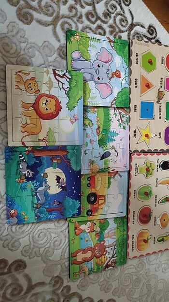 Fisher Price Ahşap puzzle 