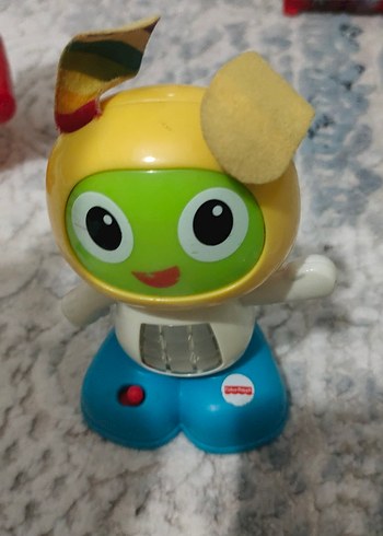 Fisher Price Renkli Ve Eglenceli Mini Robot Oyuncak
