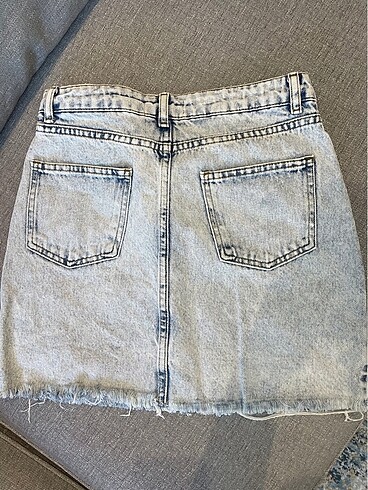 Trendyol & Milla Mavi Cep Detaylı Mini Denim Etek