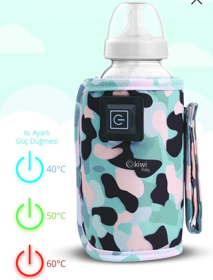 Kiwi Bebek Termos Şişesi Isıtıcı - Görsel 3