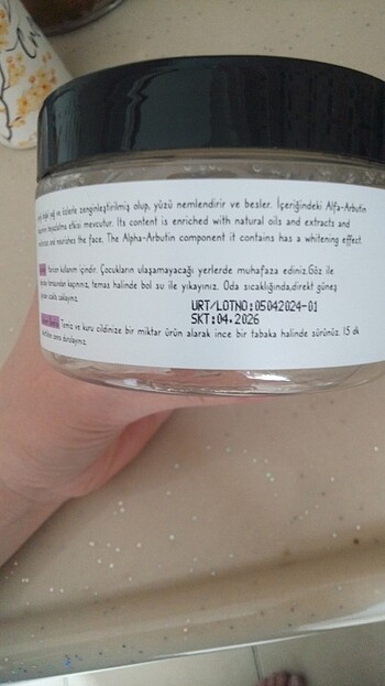 Diğer Nemlendirici jel maske 
