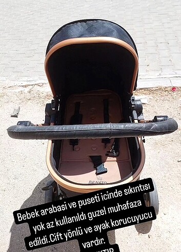 Bebek arabasi ve puseti 
