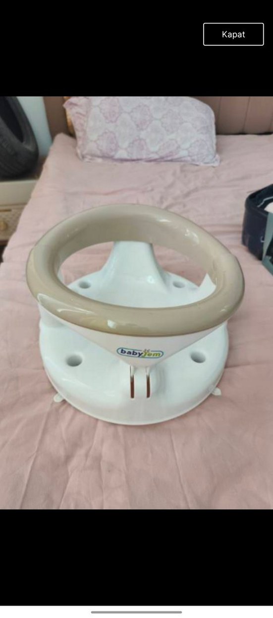 Gri Bebek Mama Sandalyesi - Görsel 2