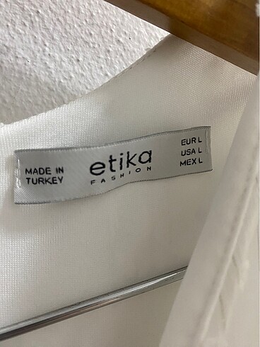 l Beden beyaz Renk Beyaz elbise