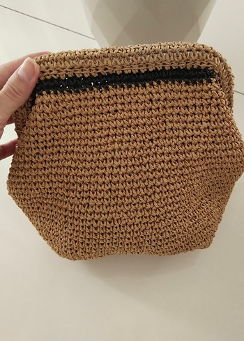  Beden camel Renk burslu kağıt ip çanta