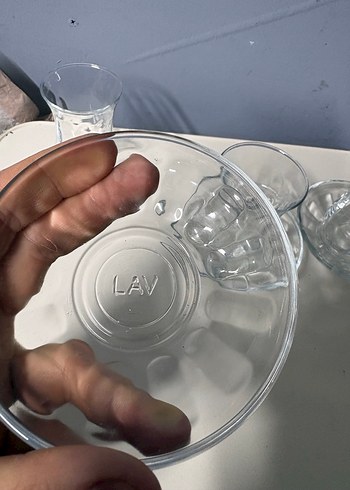 LAV 3 Adet Çay bardağı seti ince bel - Görsel 2